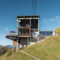 Bergstation der Luftseilbahn Schlappold-Fellhorn, September 2023