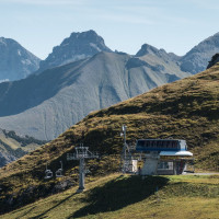 Bergstation der Sesselbahn Bierenwang-Zwerenalp, September 2023