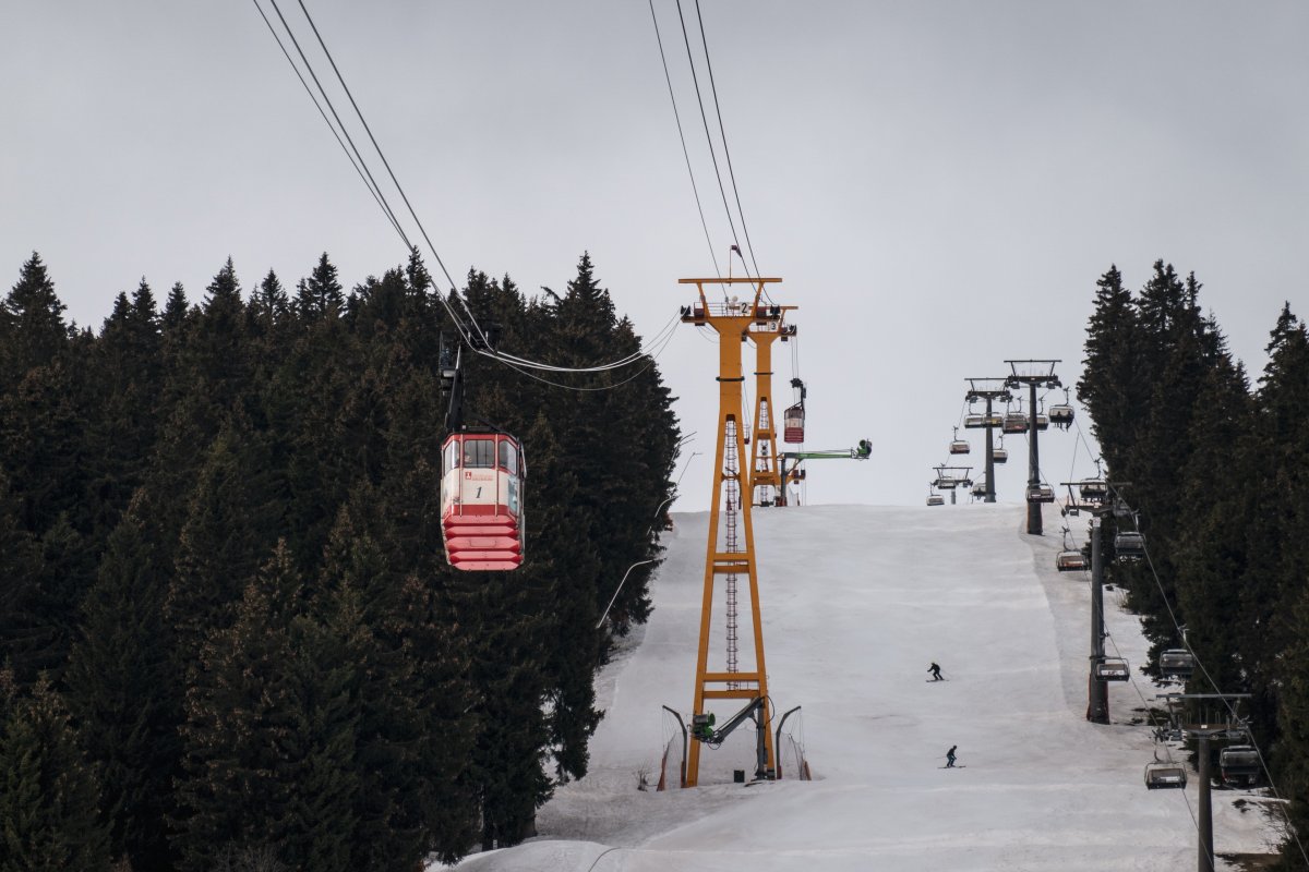 Luftseilbahn Oberwiesenthal-Fichtelberg, Januar 2024