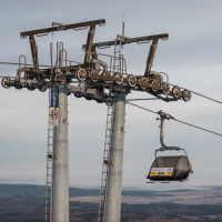 Sesselbahn Oberwiesenthal-Fichtelberg, Januar 2024