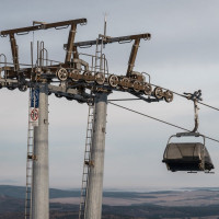 Sesselbahn Oberwiesenthal-Fichtelberg, Januar 2024