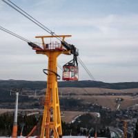 Luftseilbahn Oberwiesenthal-Fichtelberg, Januar 2024