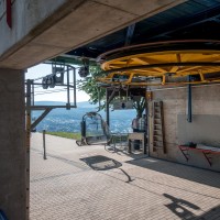 Bergstation der Sesselbahn Saarburg-Warsberg, August 2019
