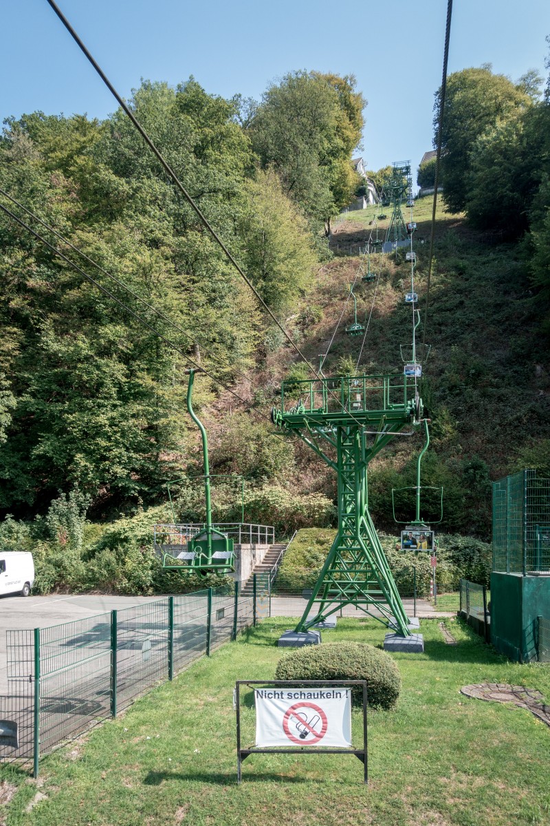 Sesselbahn Burg an der Wupper, August 2019