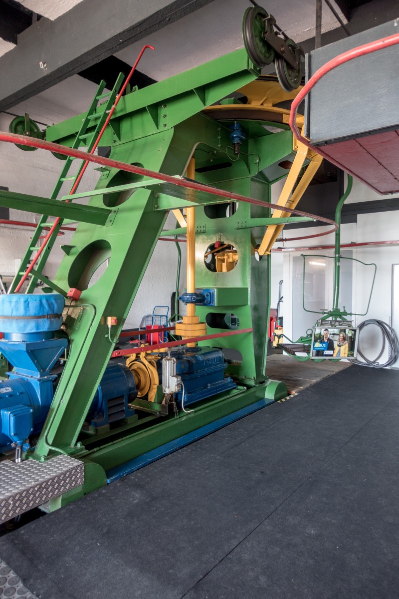 Bergstation der Sesselbahn Burg an der Wupper, August 2019