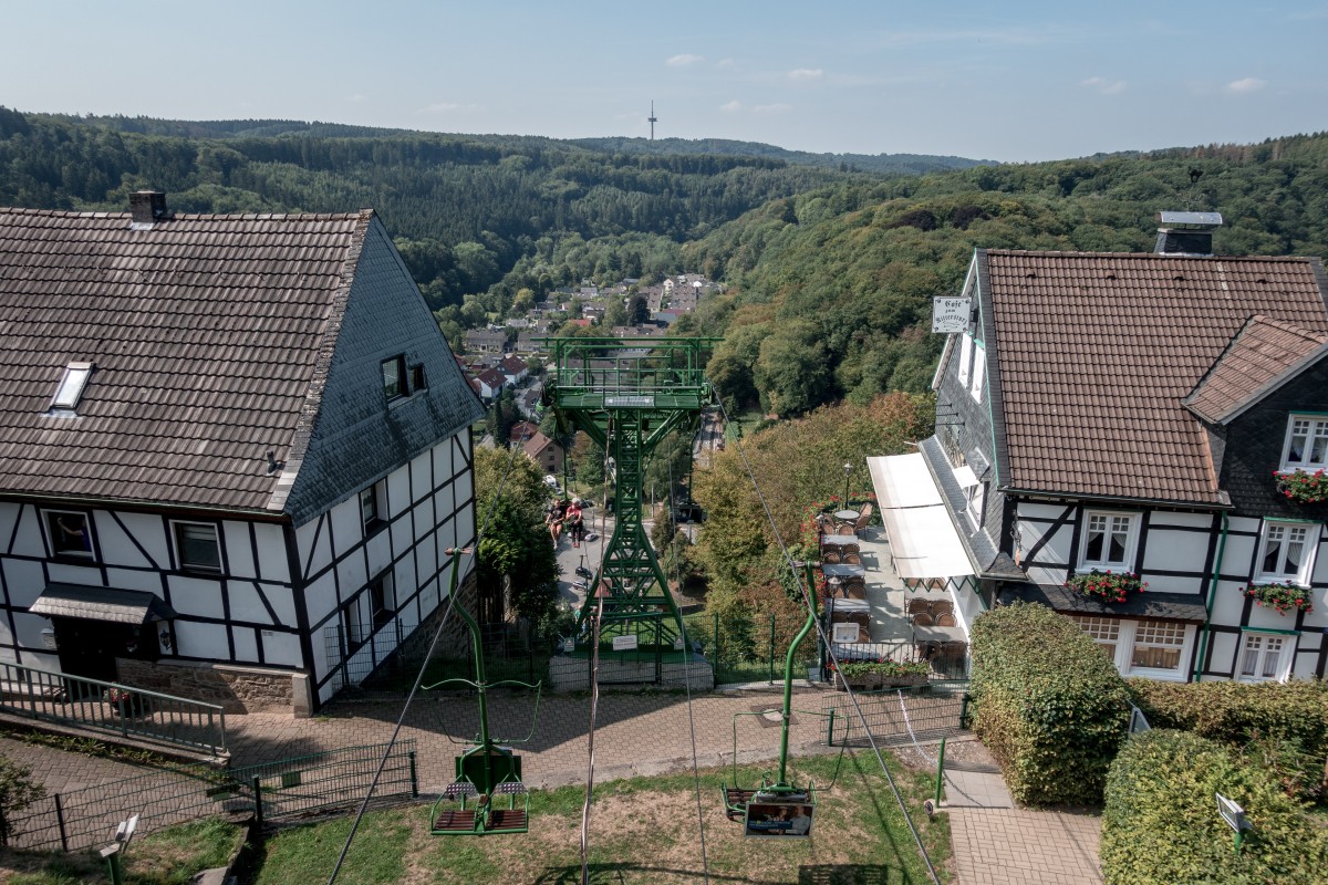Sesselbahn Burg an der Wupper, August 2019