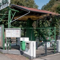 Talstation der Sesselbahn Burg an der Wupper, August 2019