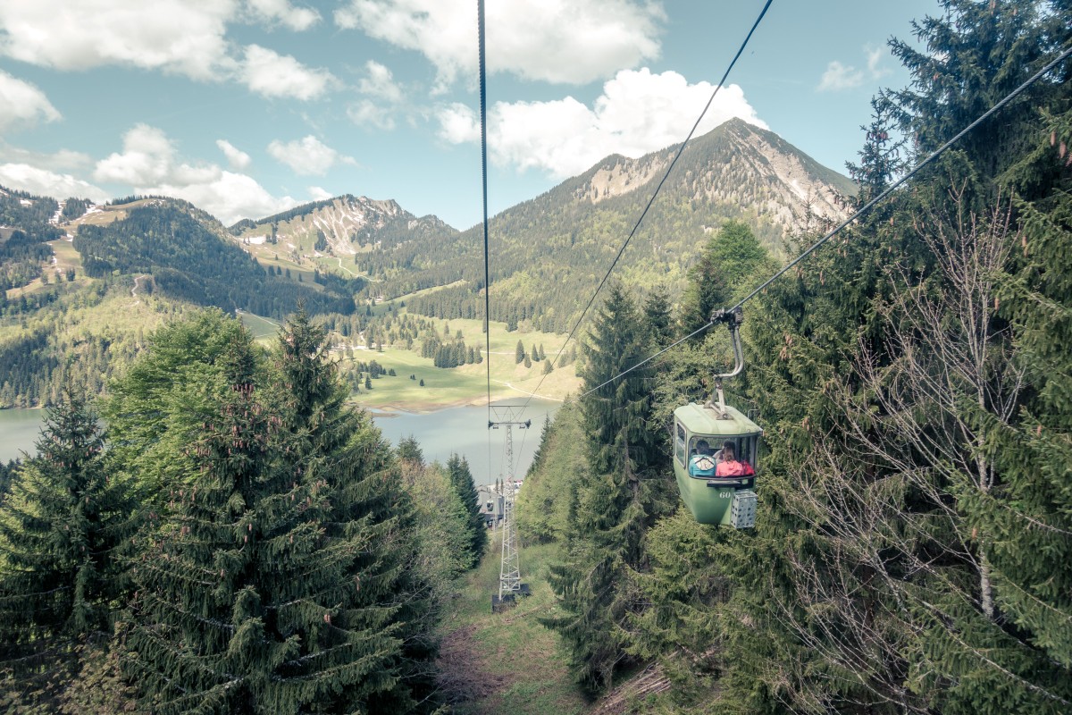 Kabinenbahn Spitzingsee-Taubenstein, Juni 2019