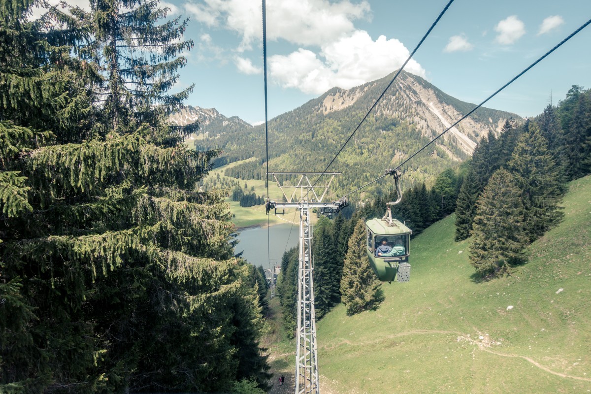Kabinenbahn Spitzingsee-Taubenstein, Juni 2019