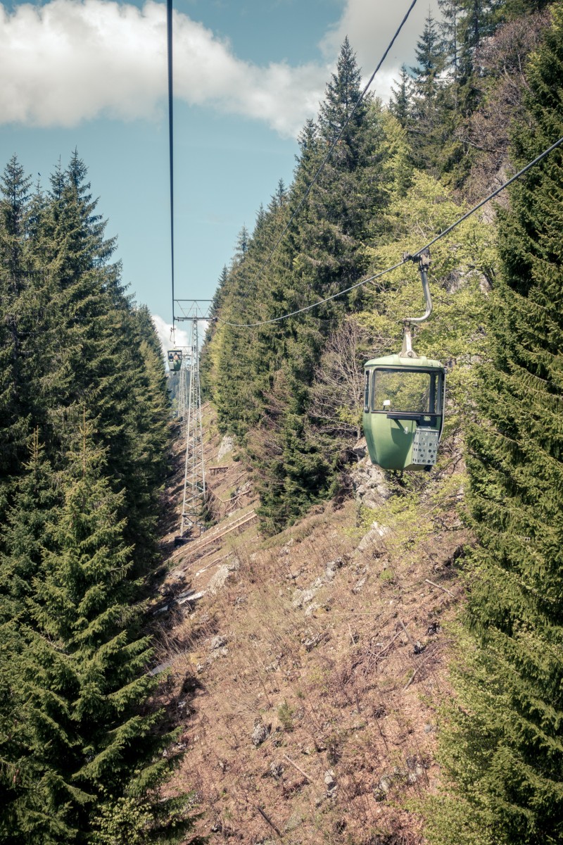 Kabinenbahn Spitzingsee-Taubenstein, Juni 2019