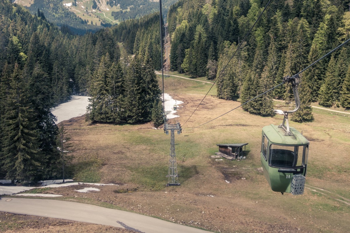 Kabinenbahn Spitzingsee-Taubenstein, Juni 2019