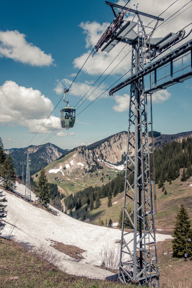 Bergstation der Kabinenbahn Spitzingsee-Taubenstein, Juni 2019