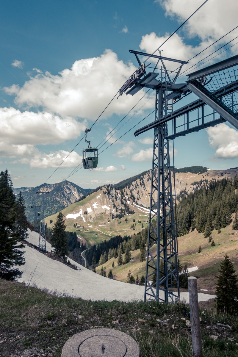 Kabinenbahn Spitzingsee-Taubenstein, Juni 2019