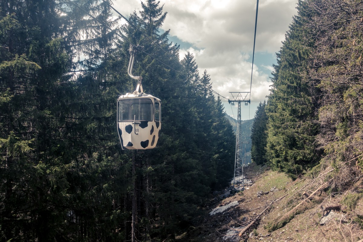 Kabinenbahn Spitzingsee-Taubenstein, Juni 2019