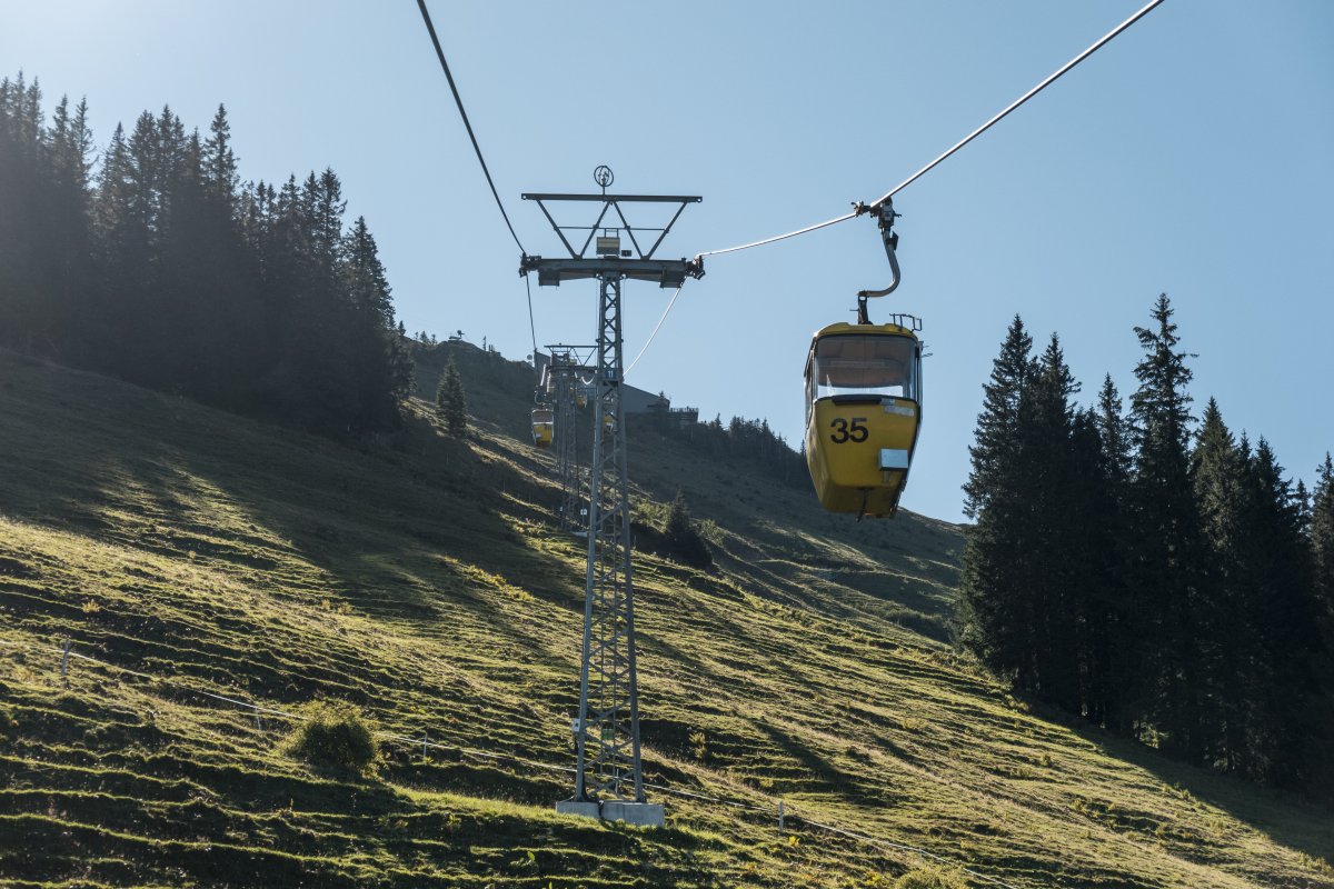 Kabinenbahn Lanzenbach-Hochgrat, September 2023