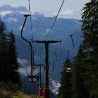 Sesselbahn Untere Schlegelalm, August 2007
