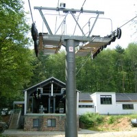 Kabinenbahn Rüdesheim-Niederwald, Juni 2006