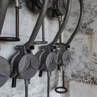 Bergstation des Schlepplifts Fahrenberg, Oktober 2022