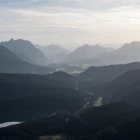 Panorama vom Herzogstand, Oktober 2022