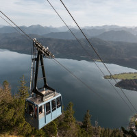 Luftseilbahn Walchensee-Herzogstand, Oktober 2022