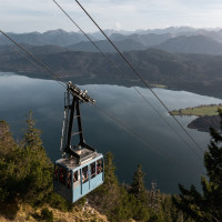Luftseilbahn Walchensee-Herzogstand, Oktober 2022
