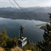 Luftseilbahn Walchensee-Herzogstand, Oktober 2022