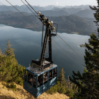 Luftseilbahn Walchensee-Herzogstand, Oktober 2022