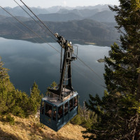 Luftseilbahn Walchensee-Herzogstand, Oktober 2022