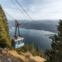 Luftseilbahn Walchensee-Herzogstand, Oktober 2022