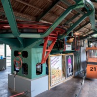 Talstation der Kabinenbahn Seeblick-Schloss Waldeck, August 2019