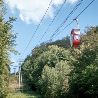 Kabinenbahn Seeblick-Schloss Waldeck, August 2019