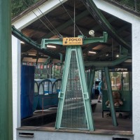 Talstation der Kabinenbahn Seeblick-Schloss Waldeck, August 2019