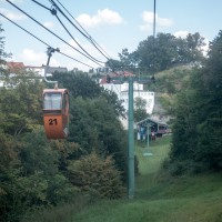 Kabinenbahn Seeblick-Schloss Waldeck, August 2019
