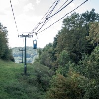 Kabinenbahn Seeblick-Schloss Waldeck, August 2019