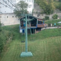 Kabinenbahn Seeblick-Schloss Waldeck, August 2019