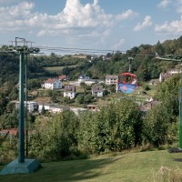 Kabinenbahn Seeblick-Schloss Waldeck, August 2019