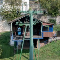 Kabinenbahn Seeblick-Schloss Waldeck, August 2019