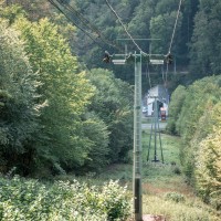 Kabinenbahn Seeblick-Schloss Waldeck, August 2019