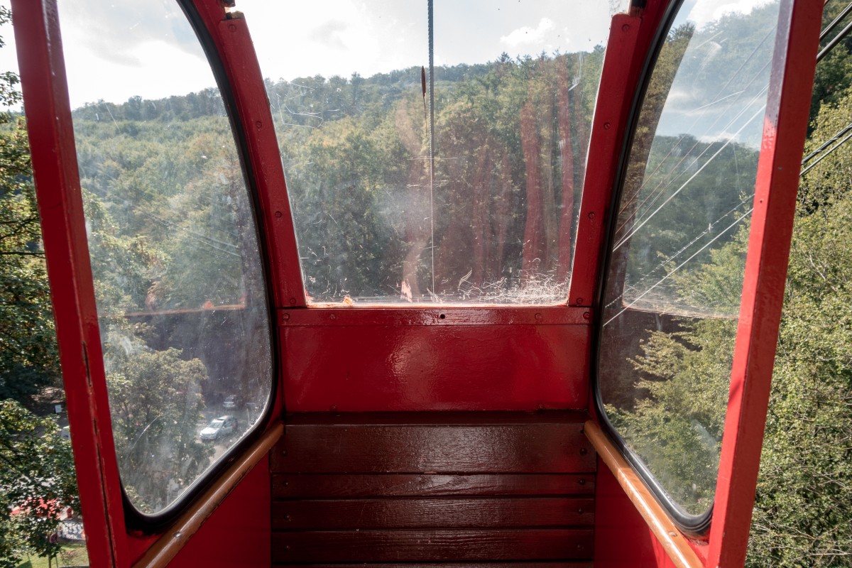 Kabinenbahn Seeblick-Schloss Waldeck, August 2019