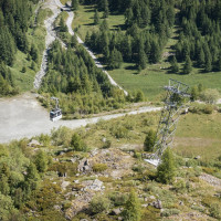 Luftseilbahn Le Chargeur-Lac des Dix, Juni 2022