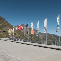 Staumauer Grande Dixence am Lac des Dix, Juni 2022