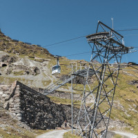 Luftseilbahn Le Chargeur-Lac des Dix, Juni 2022