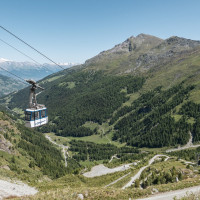 Luftseilbahn Le Chargeur-Lac des Dix, Juni 2022