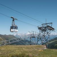 Luftseilbahn Le Chargeur-Lac des Dix, Juni 2022