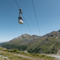 Luftseilbahn Le Chargeur-Lac des Dix, Juni 2022