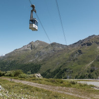 Luftseilbahn Le Chargeur-Lac des Dix, Juni 2022