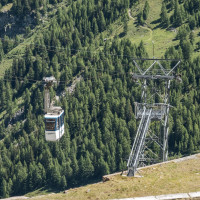 Luftseilbahn Le Chargeur-Lac des Dix, Juni 2022