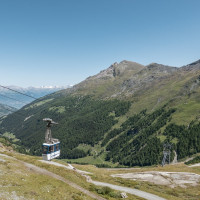 Luftseilbahn Le Chargeur-Lac des Dix, Juni 2022