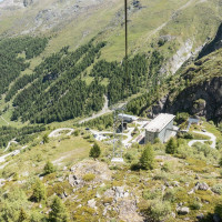 Luftseilbahn Le Chargeur-Lac des Dix, Juni 2022