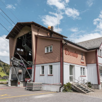 Talstation der Luftseilbahn Wasserauen-Ebenalp, September 2022